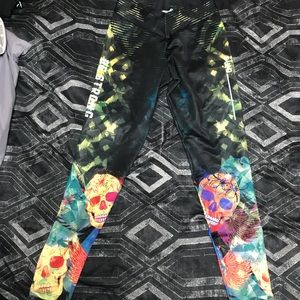 Women's BE STRONG athletic high waisted leggings